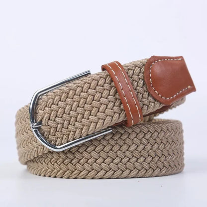 Casual Woven Fabric Elastic Belts