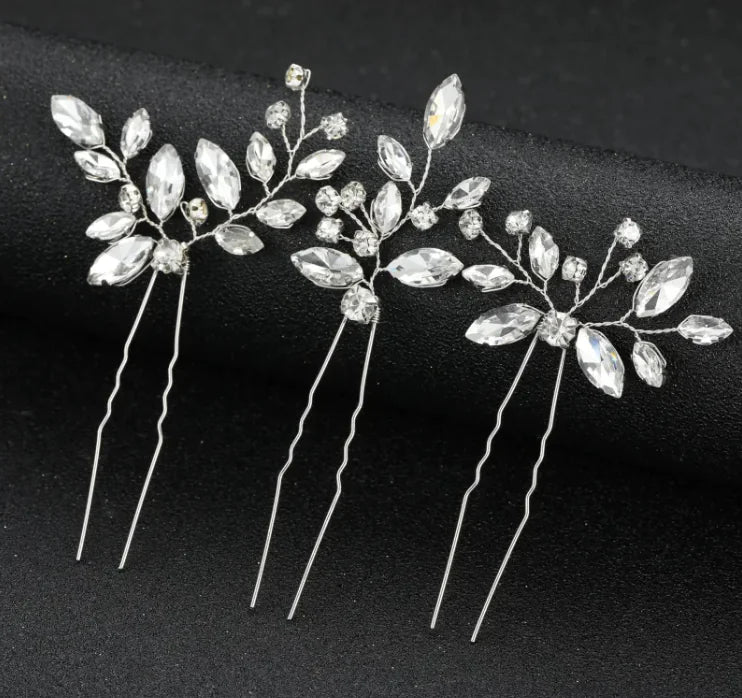 Crystal Hairpin Trio