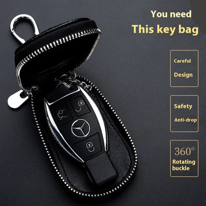 Vinci Genuine  Cowhide Leather Car Key Case