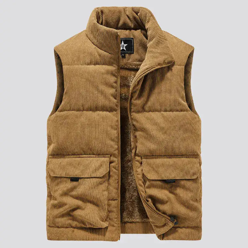 Arctic Armor Corduroy Thermal Wool Vest