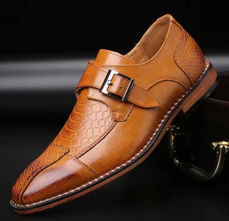 Monkstrap Leather Dress Shoes