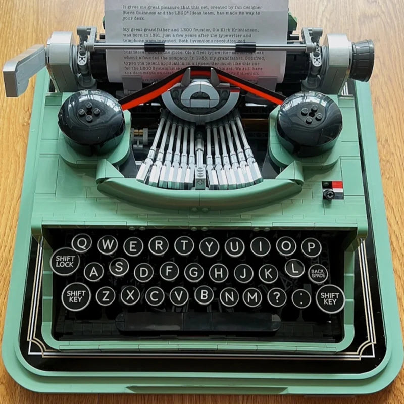 Retro Lego Typewriter