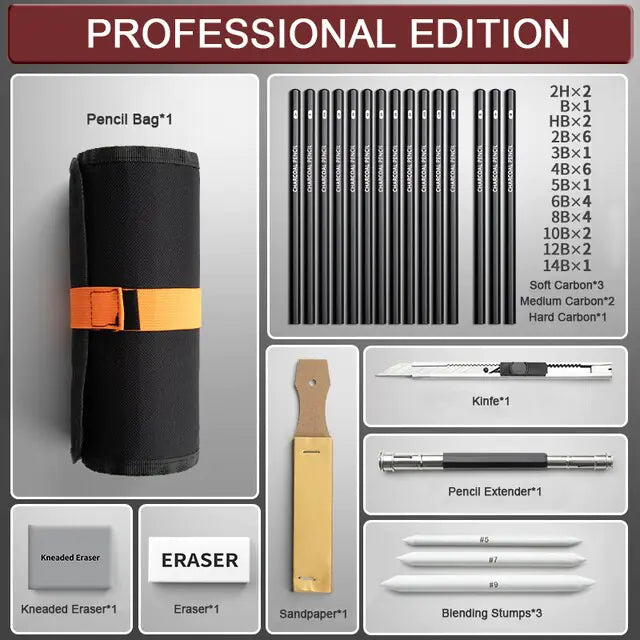 Premium Sketch Pencil Set