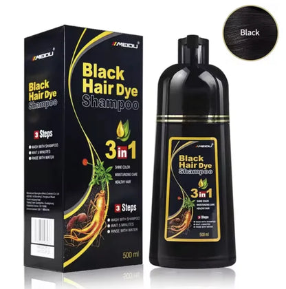 Herbal 3-in-1 Natural Hair Dye Shampoo