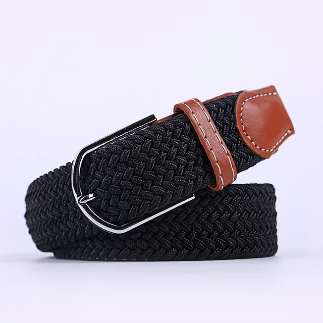 Casual Woven Fabric Elastic Belts