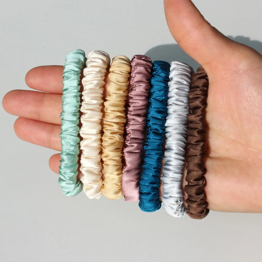 Skinnie Silk Scrunchies