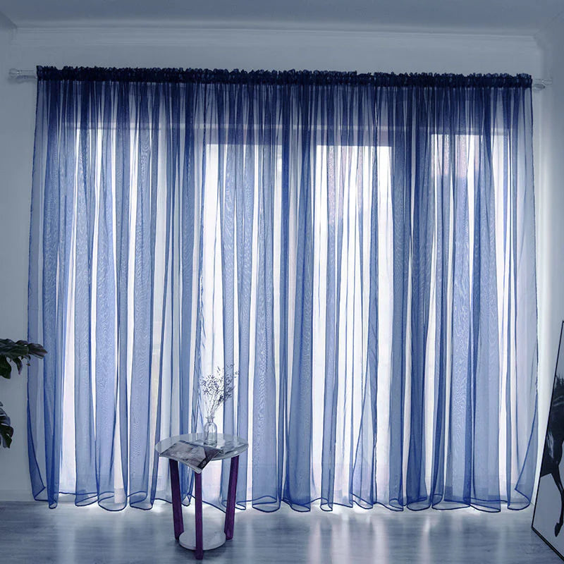 Classic Sheer Polyester Gauze Curtains