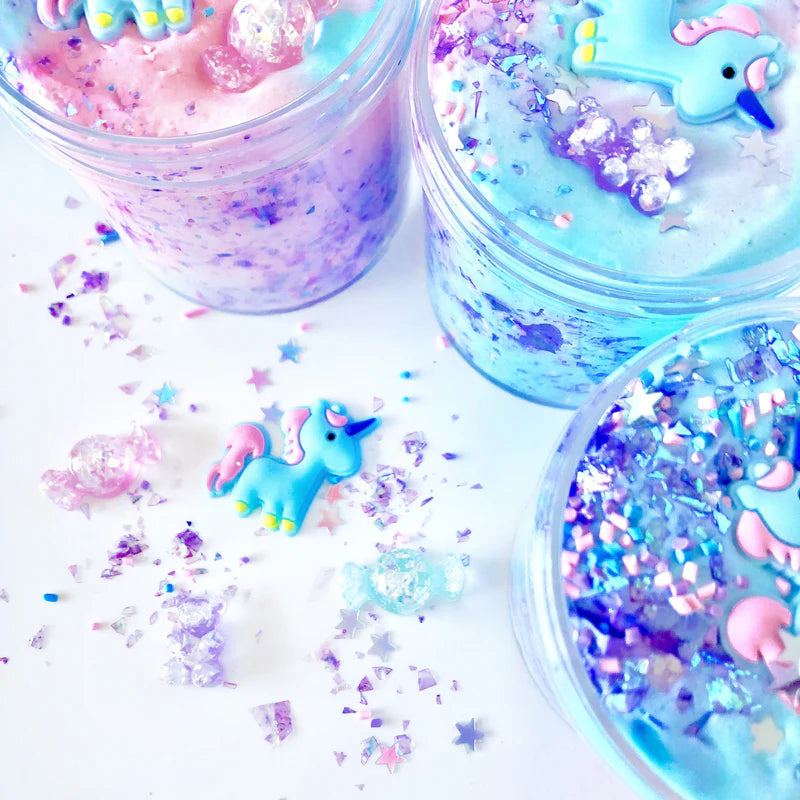 Pink Puff Unicorn Slime