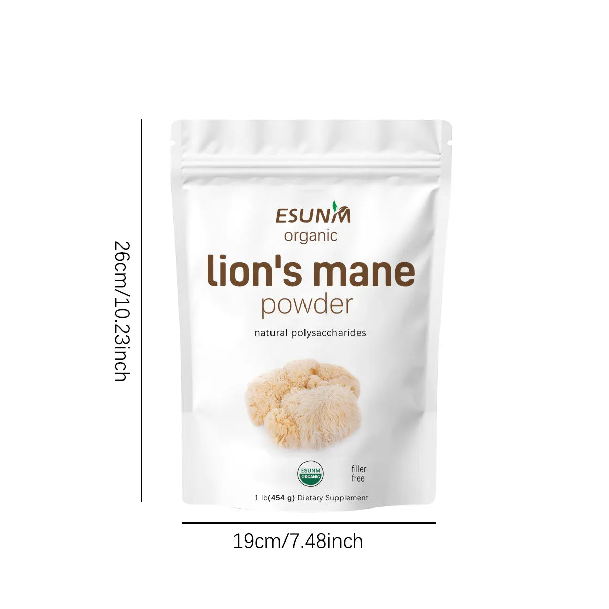 Organic Lion's Mane Mushroom Powder