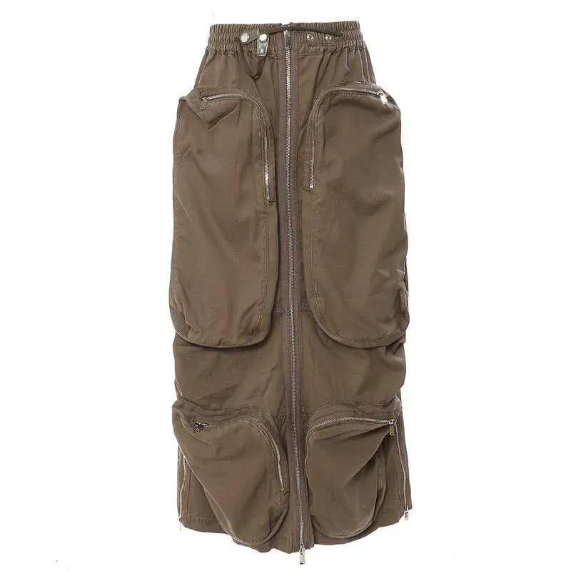 Multi Pocket Cargo Skirts