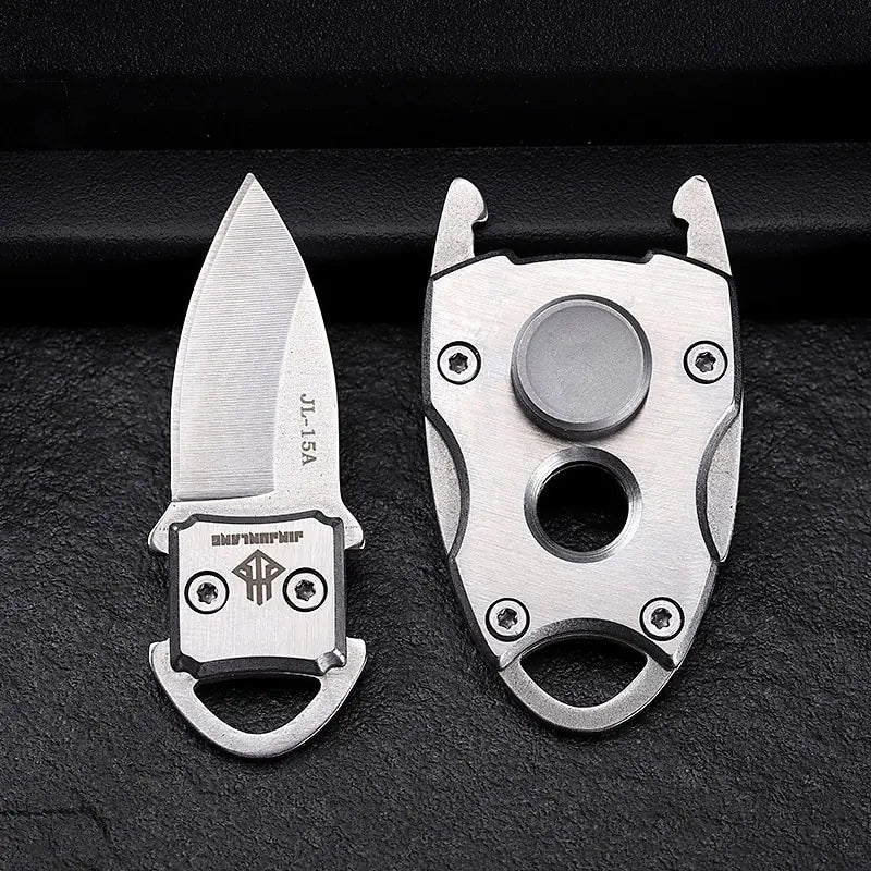 Fidget Spinner Keytag Knife