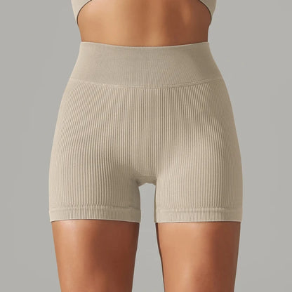 Honey Vegas Seamless High Waist Rib Shortie Boxer Briefs