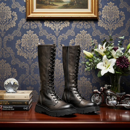 Vintage Leather Martin Riding Boots