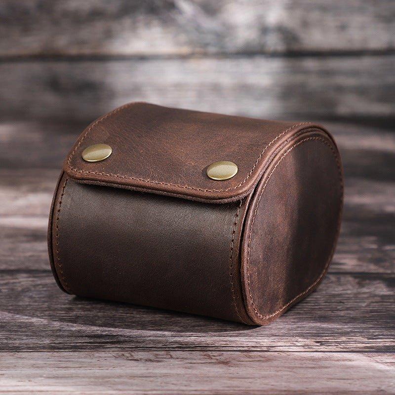 Vintage Leather Watch Rolls