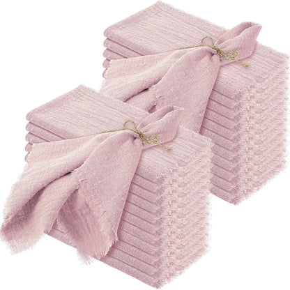 Gauze Cotton Napkins (24 Pieces)