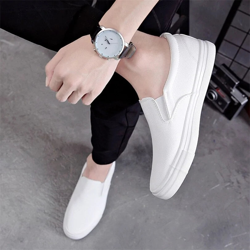 Classic Men's Casual Leather slip-on Shoes