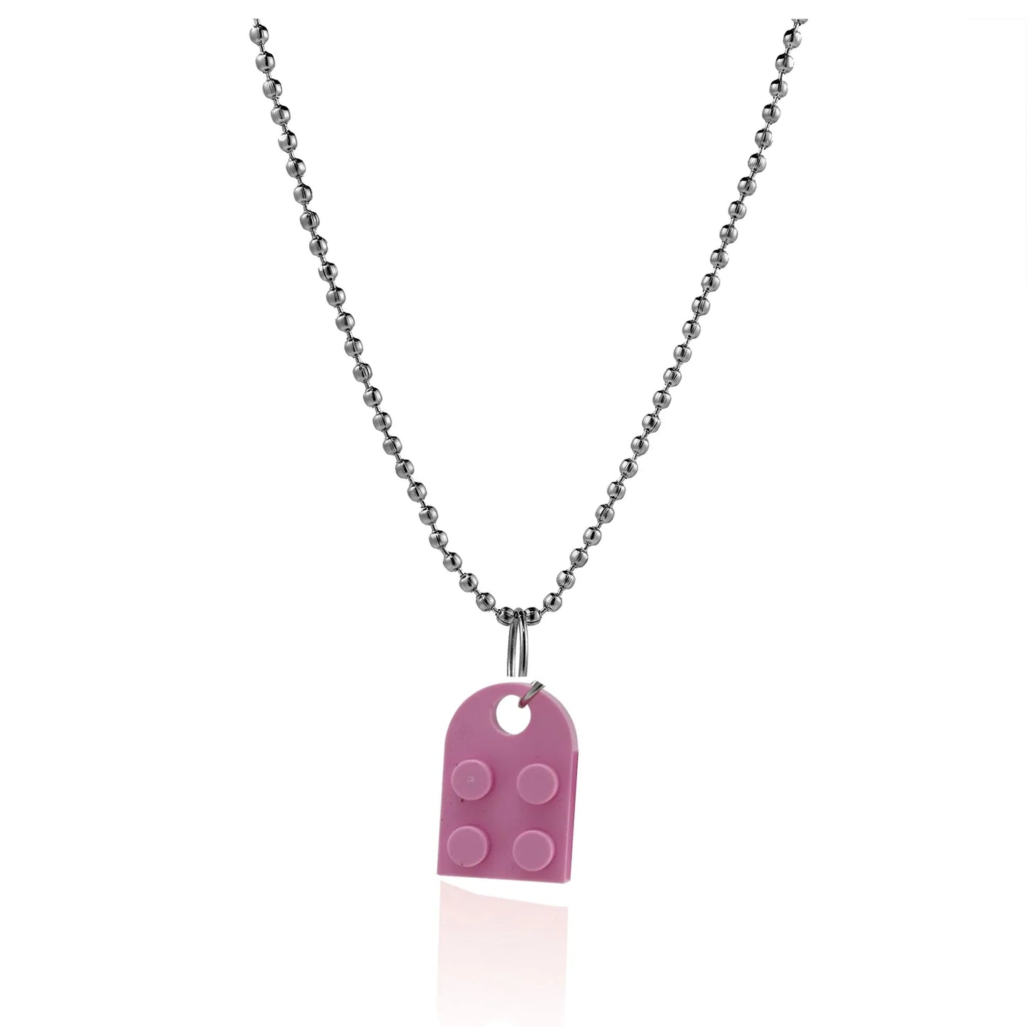 Heart Shaped Lego Pendant Necklaces