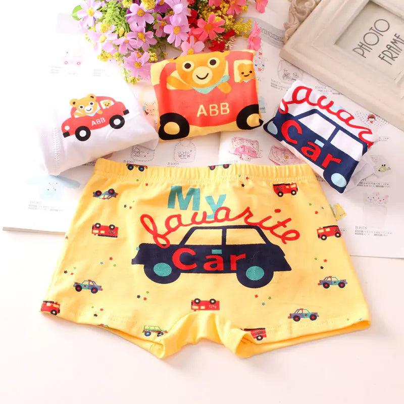 Boys Cotton Boxer Briefs