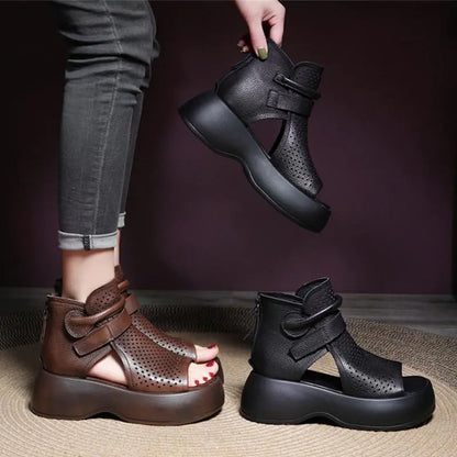Roman High-Top Platform Sandals