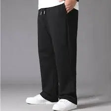 Oversized Black Casual Sweatpants