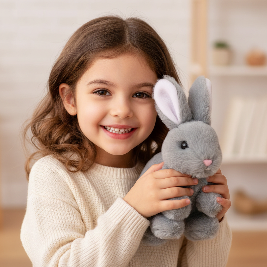 Realistic Electric Plush Toy Rabbit