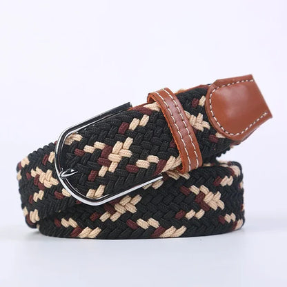 Casual Woven Fabric Elastic Belts