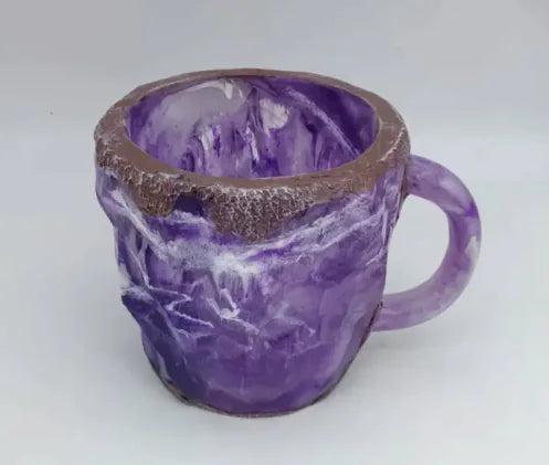 Mineral Crystal Resin Coffee Mugs