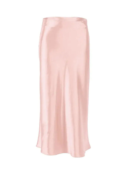 High-Waist A-Line Midi Skirts