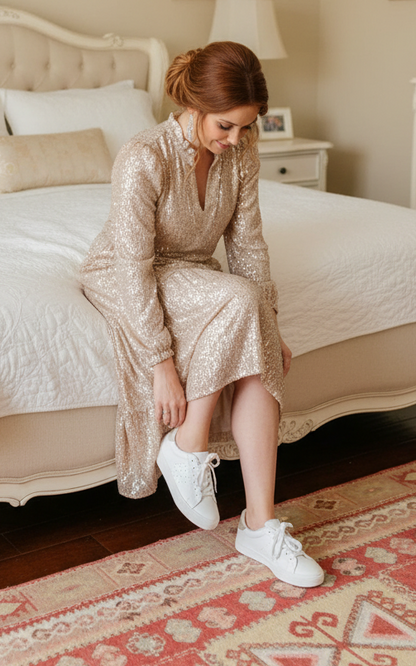 Sable Midi Sequin Dress