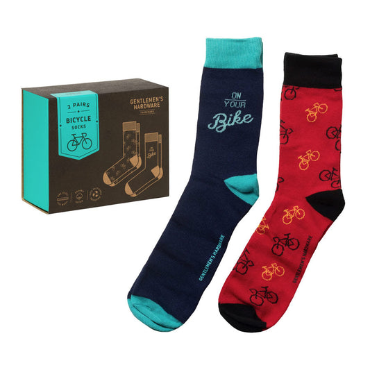 Bicycle Socks Boxed Gift Set (2 Pairs)