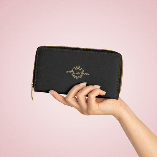 Dolce & Gabbana Vegan Leather Zipper Wallet