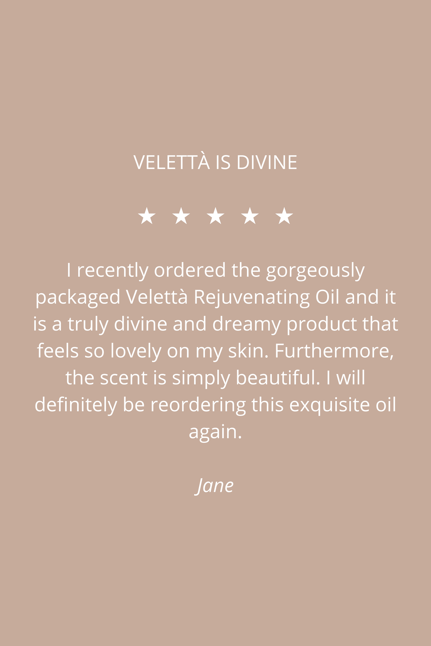 Veletta Rejuvenating Oil