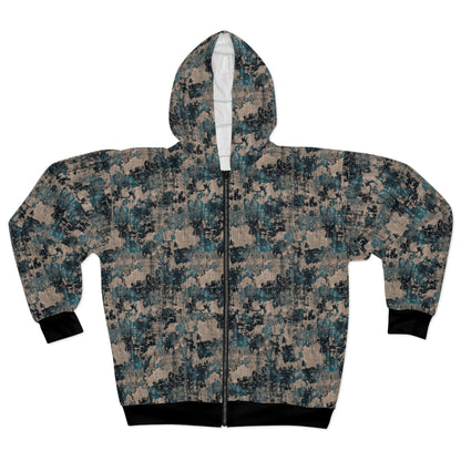 Camo Zip Hoodie