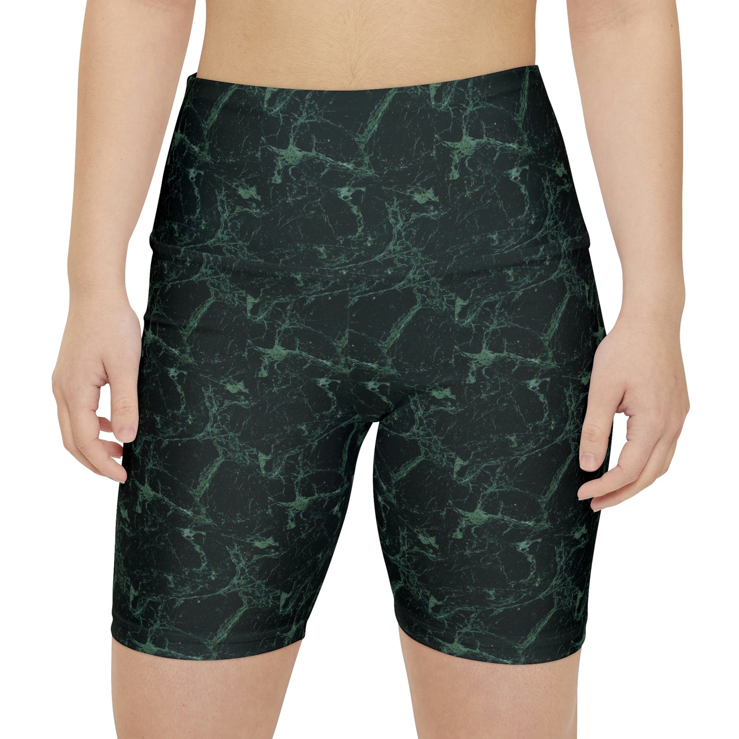 Workout Shorts - Print (Green)