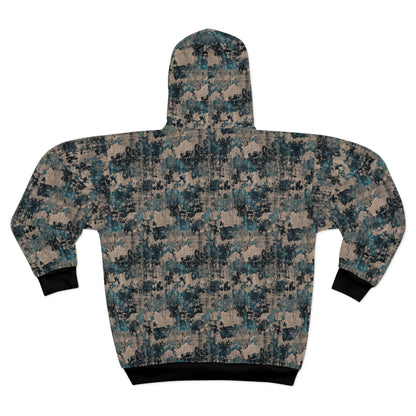 Fleece Zip Camo Hoodie